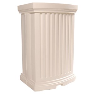 Mayne Madison Weatherproof Traditional Plastic Rain Catcher in White