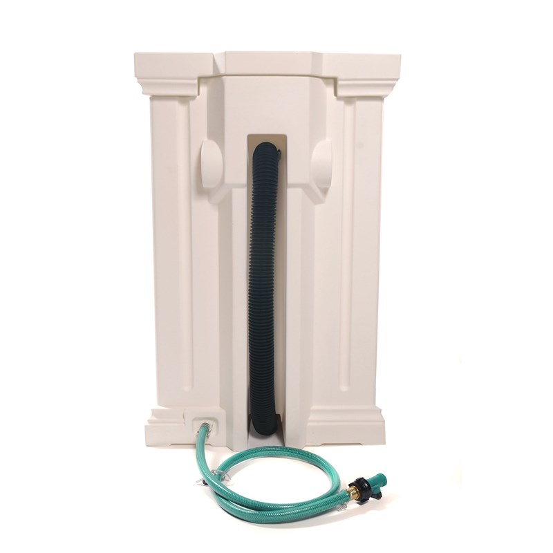 Mayne Madison Weatherproof Traditional Plastic Rain Catcher in White