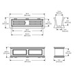 Mayne Fairfield 3ft Traditional Plastic Window Box in White