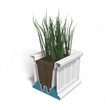 Mayne Cape Cod 24x11 Weatherproof Coastal Plastic Planter in Black