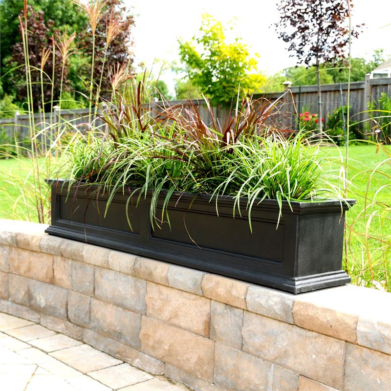 Mayne Fairfield 5ft Weatherproof Traditional Plastic Window Box in ...