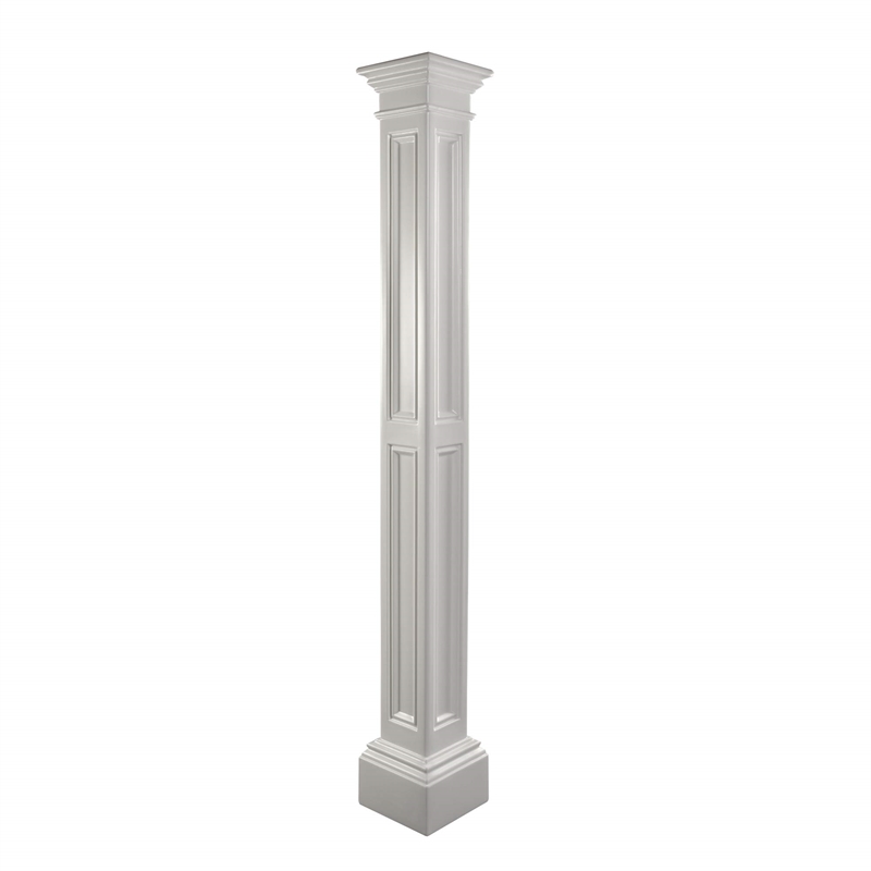 Mayne Liberty Traditional Plastic Lamp Post without Mount in White