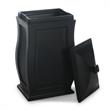 Mayne Mansfield Weatherproof Traditional Plastic Storage Bin in Black
