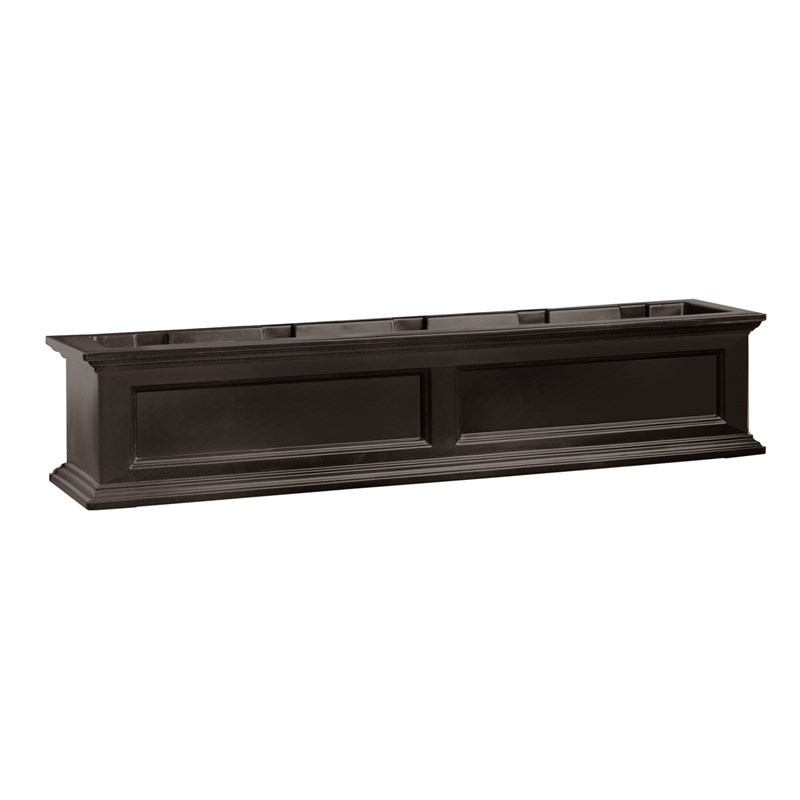 Mayne Fairfield 5ft Traditional Plastic Window Box in Espresso