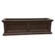 Mayne Fairfield 3ft Traditional Plastic Window Box in Espresso