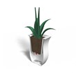 Mayne Valencia 36x16x22 Long Modern Plastic Planter in Espresso