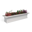 Mayne Yorkshire 4ft Weatherproof Traditional Vinyl Window Box in White