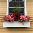 Mayne Yorkshire 4ft Weatherproof Traditional Vinyl Window Box in White