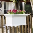 Mayne Yorkshire 2ft Weatherproof Traditional Vinyl Window Box in White