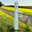 Mayne Woodhaven Traditional Plastic Address Sign Post in White