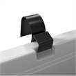 Mayne Traditional Power Coated Steel Handrail Bracket in Black (Set of 2)