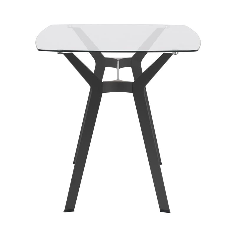 Studio Designs Home Archtech Rectangle Metal Dining Table/Office Desk in Pewter Cymax Business