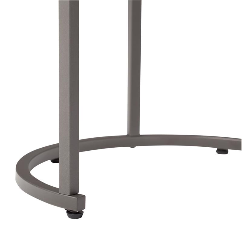 Studio Designs Home Camber 2Piece Metal Nesting End/Side Table Set in Pewter Cymax Business