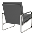 Studio Designs Home Allure 2-Piece Accent Chair and Ottoman Set in Smoke Grey