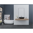 20 x 16 in. Oval Black Finish Ceramic Vessel Bathroom Vessel Sink
