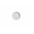 14 x 14 in. Round White Finish Ceramic Vessel Bathroom Vessel Sink