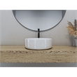 14 x 14 in. Round White Finish Ceramic Vessel Bathroom Vessel Sink