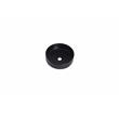 14 x 14 in. Round Black Finish Ceramic Vessel Bathroom Vanity Sink