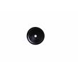 14 x 14 in. Round Black Finish Ceramic Vessel Bathroom Vanity Sink