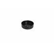 14 x 14 in. Round Black Finish Ceramic Vessel Bathroom Vanity Sink