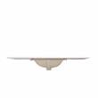 49 in. Composite Stone Single Basin Vanity Top in White with White Basin