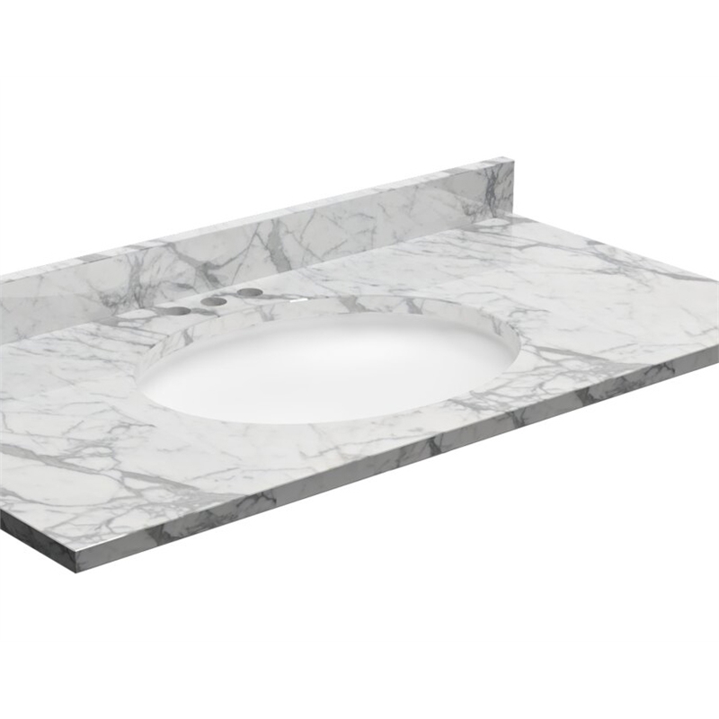 20 in. Oval White Finish Ceramic Undermount Vanity Sink