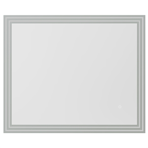 Livorno 36 in Frameless Modern LED Clear Glass Bathroom Vanity Mirror