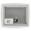Livorno 36 in Frameless Modern LED Clear Glass Bathroom Vanity Mirror