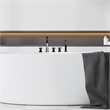 Sorlia Cross Handles Deck-Mount Roman Tub Faucet in Matte Black with Handshower