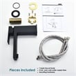 Aalst Single Hole Single Handle Bathroom Faucet in Matte Black