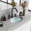 Balen 8. in Widespread 2-Handle Bathroom High-Arc Faucet in Brushed Gold