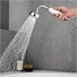 Vikran Triple Handle Deck-Mount Roman Tub Faucet in Chrome with Handshower