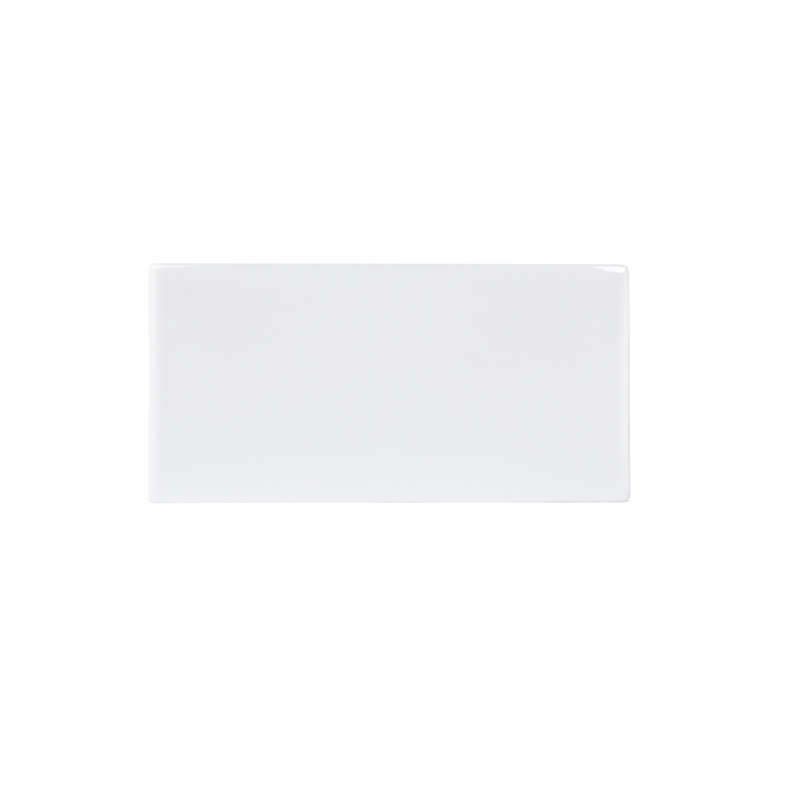 Kosula Glossy White Ceramic Rectangular 36