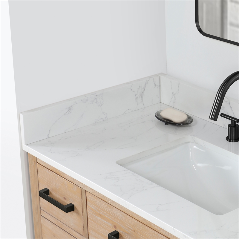 Altair Design 21 in.W Engineered Stone Vanity Sidesplash in