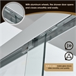 Ennis By Pass Framed Shower Door with Clear Glass