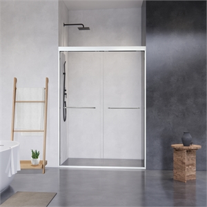 Ennis By Pass Framed Shower Door with Clear Glass