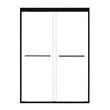 Ennis By Pass Framed Shower Door with Clear Glass