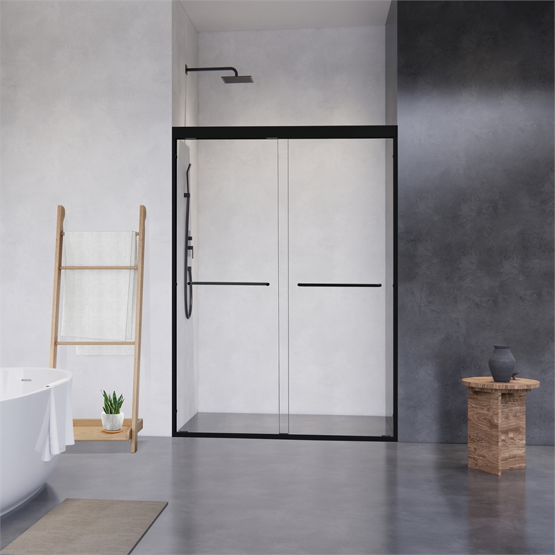 Ennis By Pass Framed Shower Door with Clear Glass