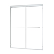 Ennis By Pass Framed Shower Door with Clear Glass
