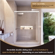 Ennis By Pass Framed Shower Door with Clear Glass