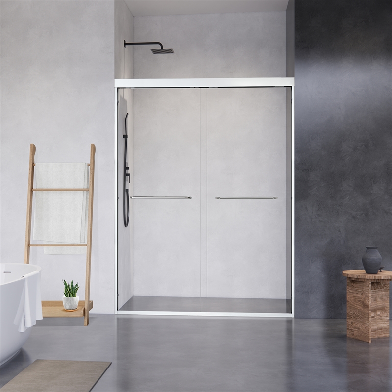 Ennis By Pass Framed Shower Door with Clear Glass