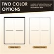 Ennis By Pass Framed Shower Door in Matte Black with Clear Glass