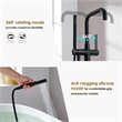 Florin Brass Freestanding Tub Faucet in Matte Black with Handshower