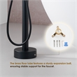 Florin Brass Freestanding Tub Faucet in Matte Black with Handshower