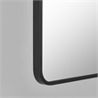 Dieux 24'' Rectangular Aluminum Framed in Matte Black Bathroom Pivot Wall Mirror