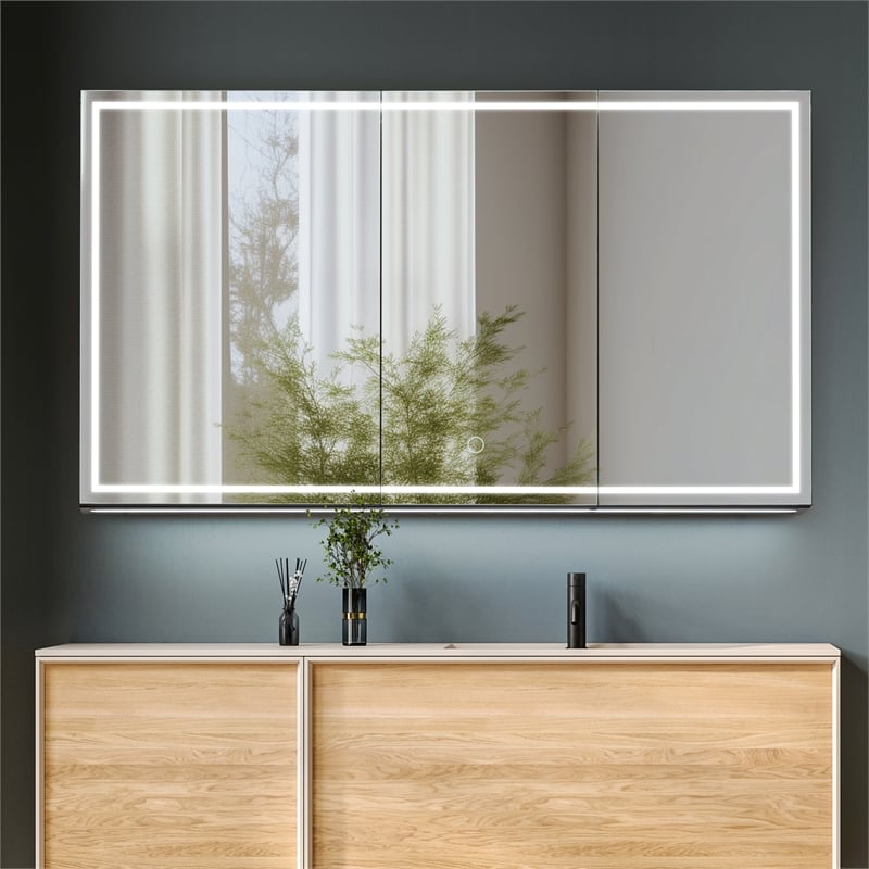 heve エプリディ PT ホワイト ¥20,900 28 in. W x 36 in. HLED Light Bathroom Vanity Mirror
