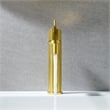 Stila Single Hole Single-Handle Brass Bathroom Faucet in Brushed Gold