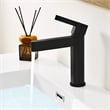 Stila Single Hole Single-Handle Brass Bathroom Faucet in Matte Black