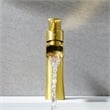 Single Hole Single-Handle Brass Waterfall Bathroom Faucet in Brushed Gold