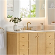 Versace 8. in Widespread 2-Handle Brass Bathroom Faucet in Brushed Gold